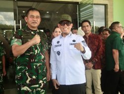 Bupati OKU Hadiri Penyerahan Sertifikat Tanah Puslatpur Dari Kemenrian ATR/BPN