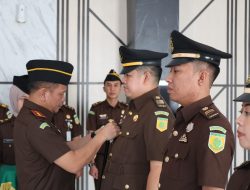 Kejari OKU Lantik dan Ambil Sumpah Tiga Pejabat Baru