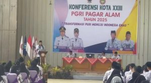 ‎Walikota Pagaralam Ludi Oliansyah Buka Konferensi XXIII PGRI Periode 2025
