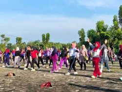 Senam Pagi Bersama Masyarakat Kota Prabumulih
