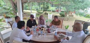 ‎Walikota Pagaralam Ludi Oliansyah Terima Audensi  Pengurus Kamar Dagang dan Industri  Dirumah Dinas ‎