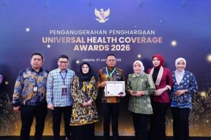 ‎Pemkot Prabumulih Raih Penghargaan Nasional UHC Kategori Madya