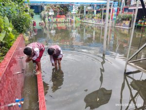 ‎Bertahun-tahun Banjir, SDN 8 OKU Tampa Solusi