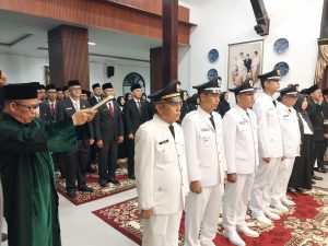 ‎96 Pejabat OKU Resmi Dilantik, Teddy Tegaskan Jabatan Adalah Titipan ‎