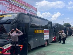 100 Brimob Sumsel Pulang dari Aceh Usai Jalankan Operasi Aman Nusa II