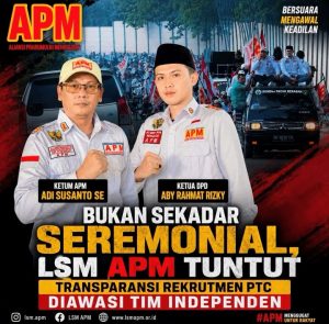 ‎APM Soroti Rekrutmen PTC di Prabumulih, Desak Transparansi dan Prioritas Tenaga Lokal