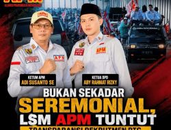‎APM Soroti Rekrutmen PTC di Prabumulih, Desak Transparansi dan Prioritas Tenaga Lokal