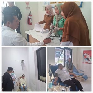 ‎Peringati Hari Buruh, Wako Pagar Alam Tinjau Layanan RS Besemah dan Ikut Donor Darah