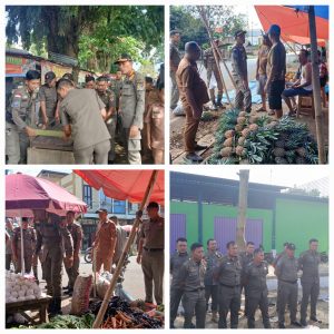 ‎SatPol PP Pagaralam Tertibkan Pedagang PKL Yang Berjualan Di Areal DMJ  ‎
