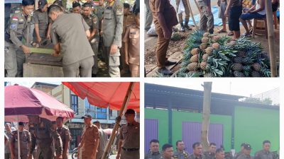 ‎SatPol PP Pagaralam Tertibkan Pedagang PKL Yang Berjualan Di Areal DMJ  ‎