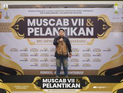 Apri Wilianto Apresiasi Kepemimpinan Reno Setiawan di BPC HIPMI Banjarbaru