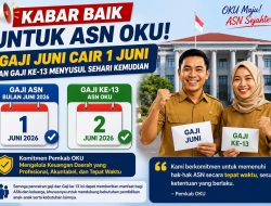 ‎Kabar Baik untuk ASN OKU, Gaji Juni Cair dan Gaji ke-13  ‎