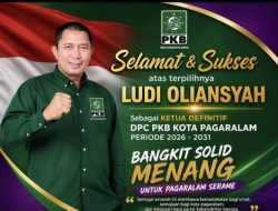 ‎Ludi Oliansyah Resmi Pimpin PKB Pagaralam 2026–2031