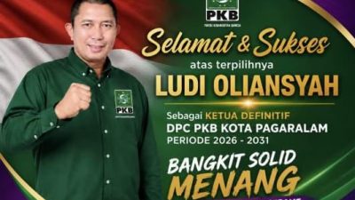 ‎Ludi Oliansyah Resmi Pimpin PKB Pagaralam 2026–2031