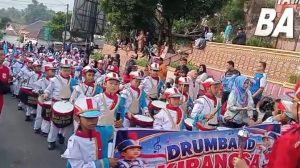 ‎Ribuan Warga Tumpah Ruah, 47 Drum Band Pelajar Meriahkan HUT OKU ke-116
