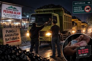 ‎Diduga Pungli Truk Batu Bara di Baturaja, Warga Minta Aparat Turun Tangan ‎