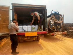 ‎Karhutla Gambut Gelumbang Belum Padam, Brimob Turunkan X-Fire‎