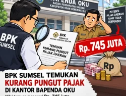 BPK Bongkar Pajak OKU, Rp745 Juta Diduga Bapenda Kurang Pungut   ‎